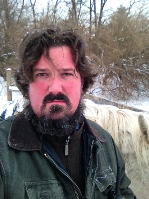 I'm not one to normally do selfies but I had to laugh at the ice in my beard, a la Ned Stark